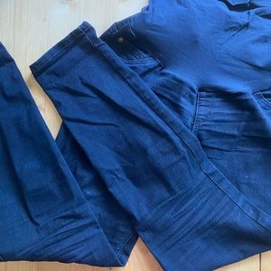Motherhood Maternity Indigo Blue Skinny Jeans